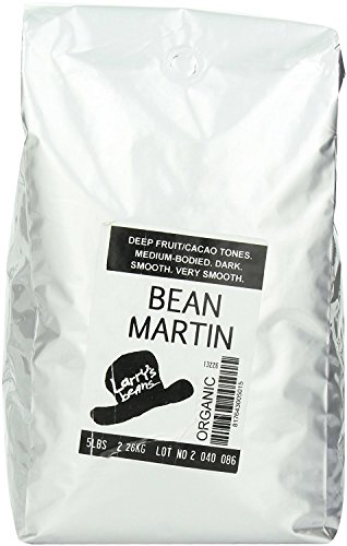 Larry's Organic Coffee Fair Trade Пълнозърнести храни в 5-фунтовом чантата FBA278507, френски френч, 80 грама
