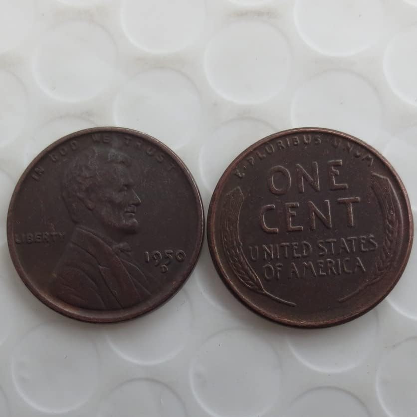 Възпоменателна монета Чуждестранна копие Линкольновского цента 1950 г., САЩ