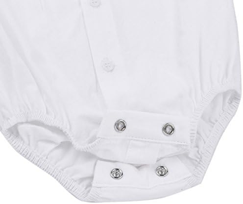 MSemis/ Бели Вечерни Ризи за малки момчета, Джентълменско Гащеризон, Боди, Облекло за Сватбеното парти