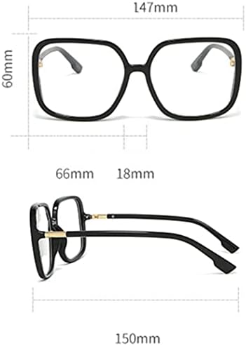 bullabulling Ретро Квадратни Очила За Четене За Жени, Блокиране на Синя Светлина, Извънгабаритни Рамки За Очила, Големи лещи