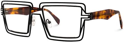 VOOGLAM Стилни Квадратни Сини Светозащитные Очила за Жени с Uv Защита Eyestrain Eyewear Aethwy
