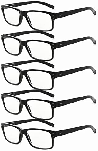 Eyekepper Спестете 10% на 5 опаковки класически очила за четене и 5 опаковки пури в ограничени бройки ридеров черен цвят + 0,75