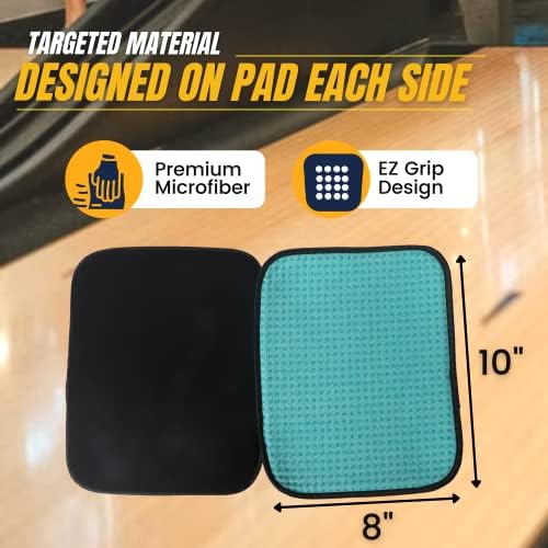 (3 опаковки) Многоцветное кърпа за боулинг от микрофибър - Хастар за топки за боулинг 10 x 8 премиум качество с точки