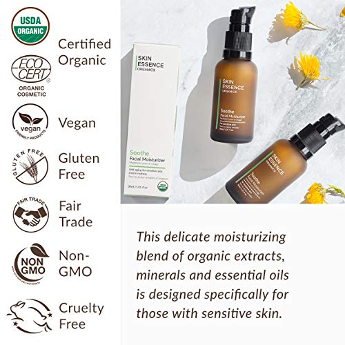 Хидратиращ Серум за лице на Skin Essence Organics - Успокоява
