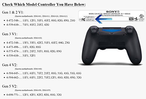 ModFreakz® Предната Обвивка е Бял на Цвят С Пръски контролера На PS4 Генерал 4,5 V2