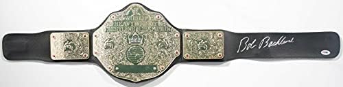 Боб Баклунд Подписа Детска Играчка Пояс на световния шампион в тежка категория на WWE PSA/ DNA COA - Борцовские