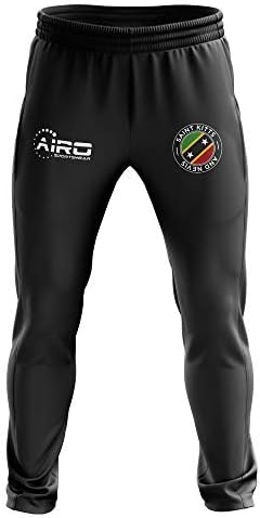 Спортни спортни панталони Airosportswear Сейнт Китс и Невис Concept за футбол (черен)