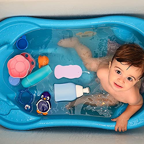 Beaupretty Играчки за баня, 6 бр., Отшелушивающая гъба за баня, чистач, гъба за къпане, гъба за баня, 3D-Скрубер за измиване