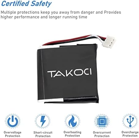 Преносимото батерия TAKOCI за стандартен Horizon HX150 FNB-124LI 1100 mah/7,4 В