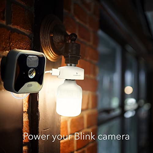 Изход за лампи Wasserstein с зарядно кабел Blink - Включете в контакта за захранване на камерата Blink Cam Камера