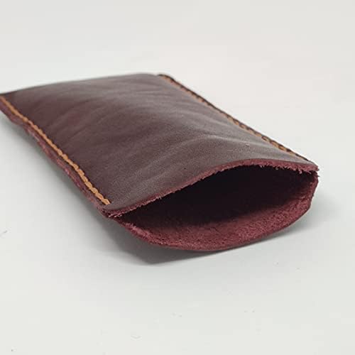 Чанта-кобур от естествена кожа за Nokia 3.1 A, Калъф за вашия телефон ръчна изработка от естествена кожа, Изработен по поръчка