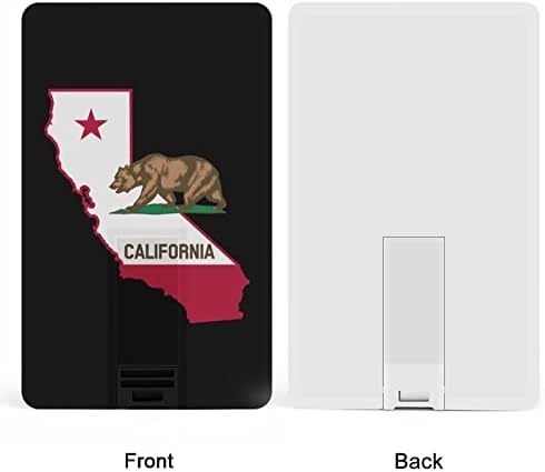 Карта с Флага на Калифорнийския Мечка, Кредитна Карта, USB флаш памети, Персонализирана Карта с памет, Ключови Корпоративни
