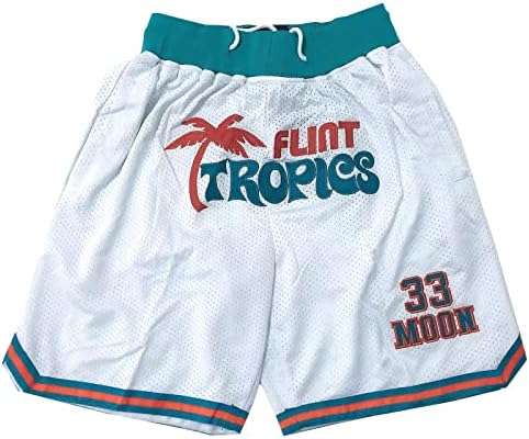 Мъжки спортни къси Панталони Джаки Moon 33 Flint Tropics Semi Pro Movie Баскетболни Шорти Зашити
