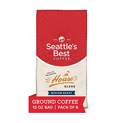 Мляно кафе средна печене с вкус на препечен лешник Seattle' ' s Best Coffee | Пакетчета по 12 грама (опаковка от 6 броя)
