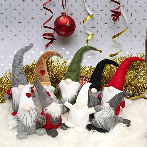 Норби Ръчно изработени Шведски Коледни Прегръдка Джудже Скандинавски Джудже Плюшени Шведски Фигурки на Коледна Украса,