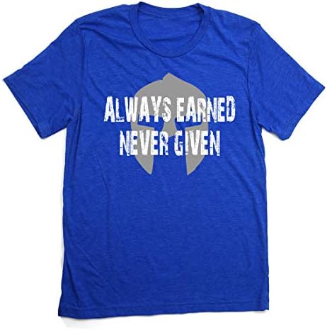 Тениска за бягане в Спартанском каската - Винаги заработанная, никога не отдаваемая - за момичета, жени, момчета