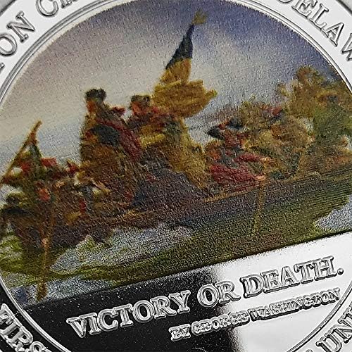 Монета Покана на Президента на САЩ Джордж Вашингтон 1732-1932, който пресича Делауеър