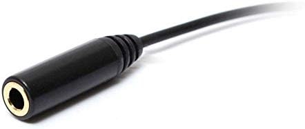 удължител за стереонаушников pulabo 1,5 м 5 фута, Безшумен кабел 3.5 мм за мъже и 3,5 мм за жени, Удобен