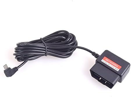 EKYLIN OBDII Кабел за зареждане Micro USB захранващ Адаптер - 16-пинов OBD2 Пряко Зарядно Устройство за видеорегистратора GPS-3