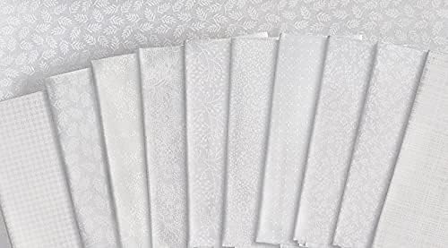 Колекция щампи Свързващи нишки, комплект от памучен плат за капитониране, проба на дебелото четвърти (черно-бели