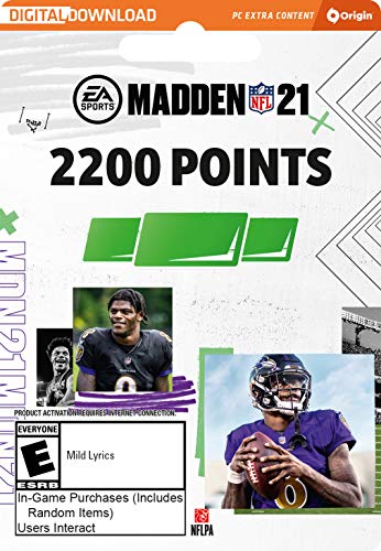 MADDEN NFL 21 - Набор от MUT 2200 Точки - Origin PC [Кода на онлайн-игра]