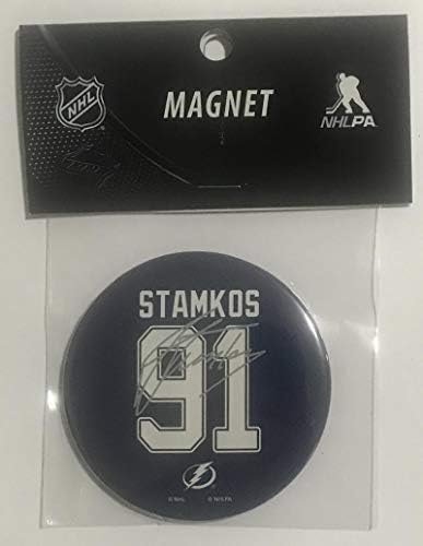 Лиценз Магнит с логото на 3-ия кръг на НХЛ Стивън Стэмкоса Тампа - Нов в опаковка