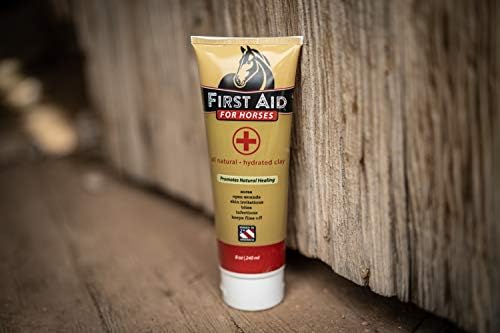 Натурална гидратированная глина Redmond First Aid за коне, туба с 8 унции