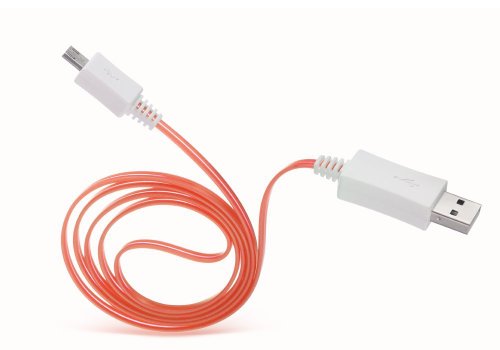 Importer520 (TM) Светва Червено Видими led Micro USB Кабел за зареждане, Кабел за Данни контролер Кабел за зареждане
