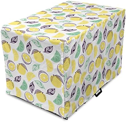 Закопчалка на Капака На кутията за плодове за Кучета, Нарязани на Половина Портокали, Лимони, Цитрусови плодове и Листа,