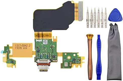 USB Порт За зареждане на Дубликат Част на Гъвкавия Кабел за Sony Xperia 1 J8110 с Микрофон и набор от инструменти