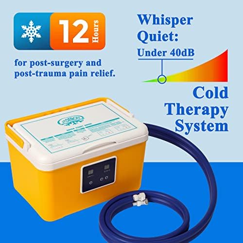 Система за студена терапия, Малошумная машина за лед терапия, Непрекъснат Криотерапевтический студен компрес с регулируем наколенником