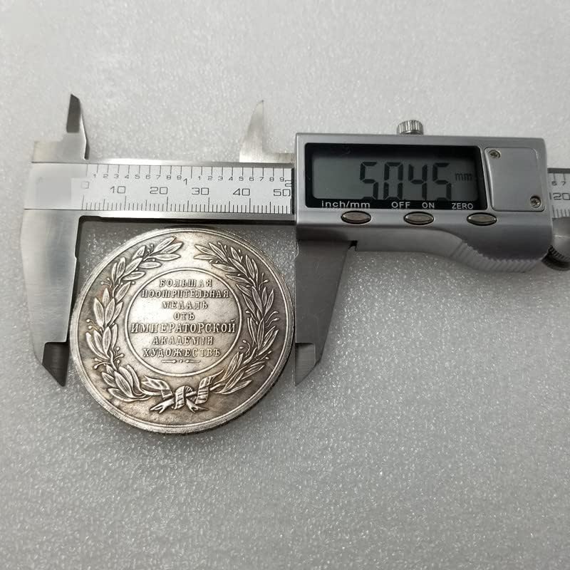 Старинни Занаяти Русия 1830 Сребърно Покритие Монета Е Точно Копие На Възпоменателни Монети Чужд Сребърен Долар Сребърен