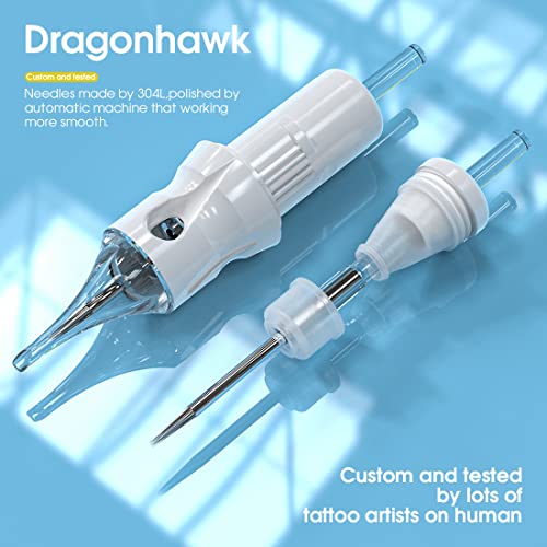 Dragonhawk Безжичен Комплект За Татуировки на Ротари Дръжка За Татуировки Пулеметные комплект с Две Батерии, Игли За