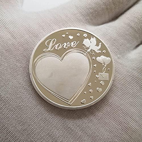 2020 Възпоменателна Монета Cupid Love Сребърна Монета Роза Колекция подарък монети в Свети Валентин Възпоменателна Монета
