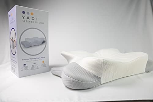 Възглавница YADI Sleeper - Луксозна възглавница с ефект на паметта за гърба и страничните спални места -Максимална