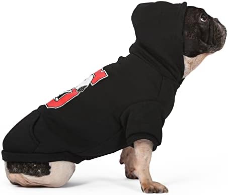 Арахисовый Пуловер за домашни любимци Снупи Collegiate Dog Hoodie, Голяма | Меки и удобни Дрехи за кучета, Облекло