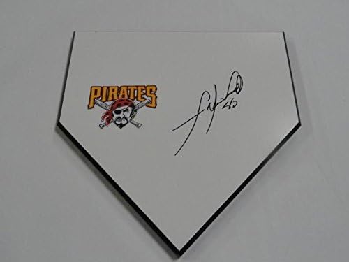 Франсиско Лириано подписа Автограф дома отбора на Питсбърг Пайрэтс - База, Използвани в играта MLB