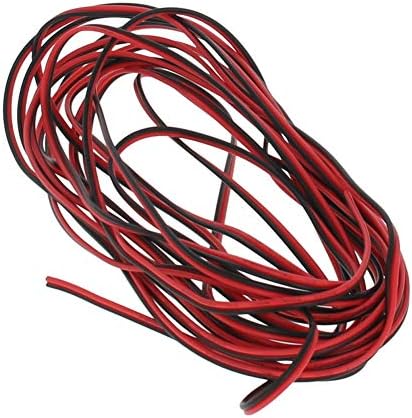 Намотка електрически кабели Fielect 10m 24AWG Тел с PVC Покритие, Луженый Кабелен Ролка 80 Градуса по Целзий