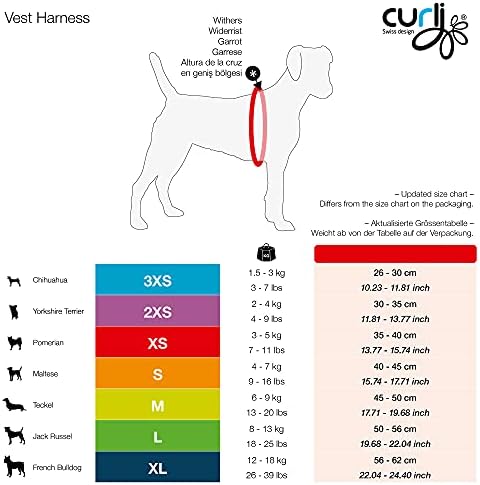 Шлейка от въздушна мрежа Curli Vest за Кучета, Голям, Кафяв