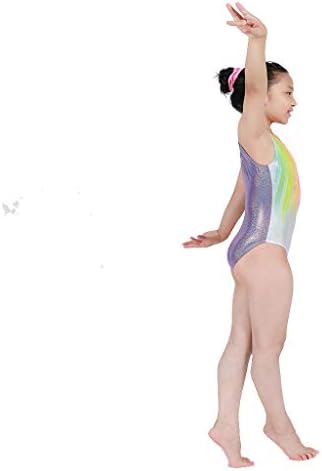 Гимнастически Трика на ROSITSA за момичета, Цели, Пенливи, Цветно, Дъга, Спортни Трика за Танци, от 2 до 11 години