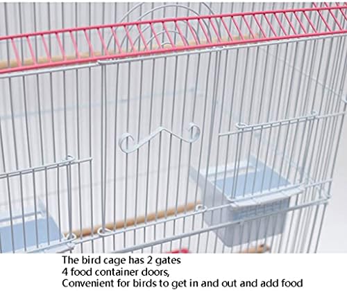 Птичья Клетка Птичья Клетка Голям Замък Птичья Клетка Боядисана Клетка на Папагал Птичья Клетка Подходяща за Тигрова