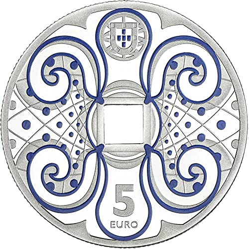 2022 DE Модерна Възпоменателна монета PowerCoin Art Of Porcelain Сребърна Монета 5€ Евро Португалия 2022 Proof