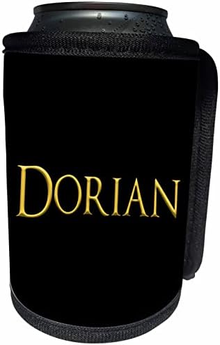 3дРоуз Дориан най-популярното име за момче в Америка. Свети жълт цвят. - Опаковки за бутилки-охладители (cc-361732-1)