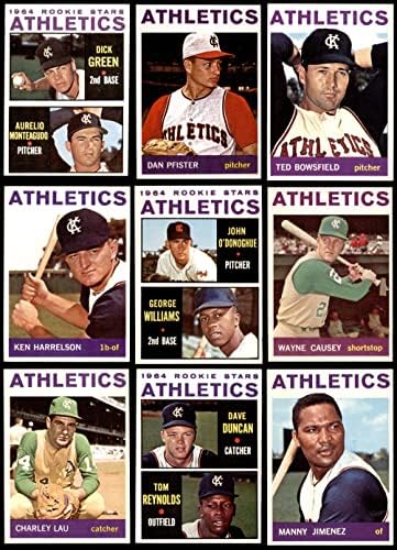 1964 Сет екип Topps Kansas City Athletics (A ' s Kansas City Athletics (сет) NM Athletics