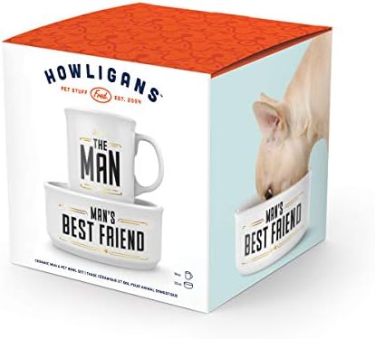 Истински Фред Howligans - Чаша + Купа За Кучето - най-Добрият приятел, Бял