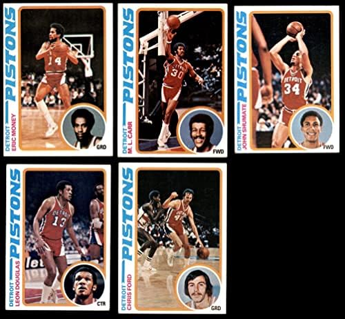 1978-79 Топпс Детройт Пистънс Сет екипа на Детройт Пистънс (сет) VG/EX Пистънс