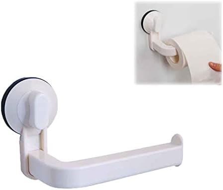 Вакуумно търтей, държач за тоалетна хартия, монтиране на стена за баня, кухня (размер: 5,8x2,6x1,5 инча)