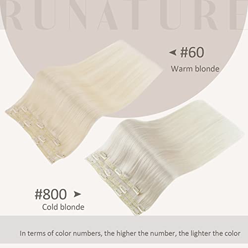 Специални оферти RUNATURE White Забавно Приключи за Удължаване на косата във формата на конска опашка 80