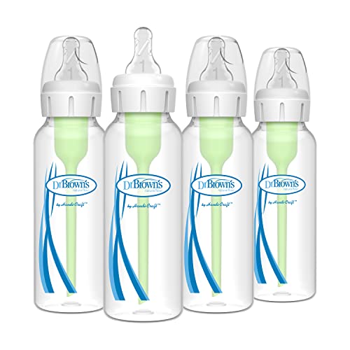 Dr. Brown ' s Natural Flow® Anti-Colic Options+™ Тесни бебешки бутилки 8 мл / 250 мл, с соской Slow Flow