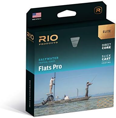 Риболов линия за морската мушица Rio Elite Flats Pro 15' С чисто Фитил